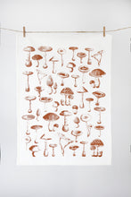 Load image into Gallery viewer, Mushroom Pattern Tea Towel
