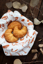 Load image into Gallery viewer, Mushroom Pattern Tea Towel
