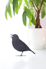 Load image into Gallery viewer, Metal Bird Statue - Singing Mockingbird / Robin

