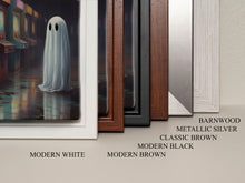 Carregar imagem no visualizador da galeria, Ghost in an Abandoned Arcade, Nostalgia Canvas, Art Canvas Print, Dark Academia, Gothic Retro, Game Room Art, Halloween Decoration

