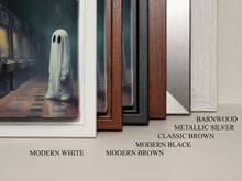 Carregar imagem no visualizador da galeria, Ghost in an Abandoned Arcade, Nostalgia Canvas, Art Canvas Print, Dark Academia, Gothic Retro, Game Room Art, Halloween Decoration
