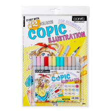 Load image into Gallery viewer, COPIC Ciao Marker 12pc Illustration
