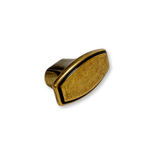 Carregar imagem no visualizador da galeria, Backplate Antique Brass &quot;Portofino&quot; Drawer Pull and Knob
