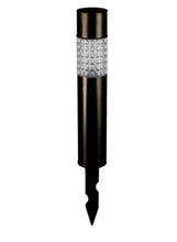 Cargar imagen en el visor de la galería, Hampton Modern Stainless Steel Solar Powered LED Bollard Pathway  Light -15 Pack
