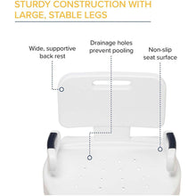 Load image into Gallery viewer, Drive Medical RTL 12505 Handicap Bathroom Bench
