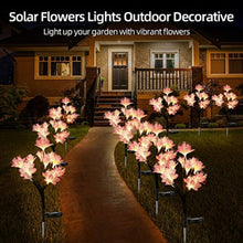 Load image into Gallery viewer, 2 Pack Solar Steak Garden Lights Solar Powered Waterproof 2 Lighting Modes Twinkling and Steady Landscape
