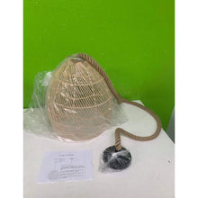 Load image into Gallery viewer, WalmHomie Hand Woven Pendant Light Rattan Lamp Shade,Rope Lamp

