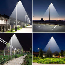 Load image into Gallery viewer, 2 Pack 1600W Solar Street Lights Outdoor 90000 Lumens Dusk to Dawn With Remote and Motion Sensor
