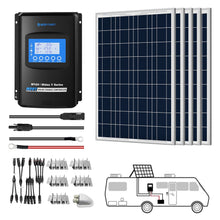 Cargar imagen en el visor de la galería, ACOPOWER 12V  Polycrystalline Solar RV Kits + MPPT / PWM Charge Controller
