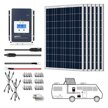 Cargar imagen en el visor de la galería, ACOPOWER 12V  Polycrystalline Solar RV Kits + MPPT / PWM Charge Controller
