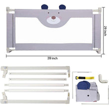 Load image into Gallery viewer, RDHOME 39&quot; Bed Rails for Toddlers Extra Tall Kids Bed Guardrail, Vertical Lifting Collapsible Baby Safety Bed Rail Guards Fit Twin X-Twin Size Bed (1 Side)
