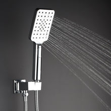 Load image into Gallery viewer, Shower Faucet Set System Ceiling Shower Faucets Sets Complet with Rough-in Valve, 10 Inches High Pressure Rain Shower Head and Handheld
