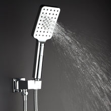 Load image into Gallery viewer, Shower Faucet Set System Ceiling Shower Faucets Sets Complet with Rough-in Valve, 10 Inches High Pressure Rain Shower Head and Handheld
