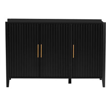 Load image into Gallery viewer, Featured Three-door Storage Cabinet with Metal Handles, Suitable for Corridors, Entrances, Living rooms, and Bedrooms
