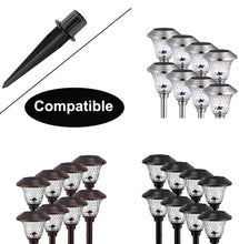 Load image into Gallery viewer, 10x Path Light Replacement Stakes Ground Solar Light Spikes for Garden Lamps
