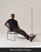 Cargar imagen en el visor de la galería, Sky Moon LED Torchiere Super Bright Floor Lamp - High Lumen Light for Living Rooms &amp; Offices - Dimmable
