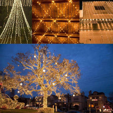 Load image into Gallery viewer, 2PK Solar String Lights Outdoor Copper Wire, Waterproof Solar Fairy Lights with 8 Lighting Modes
