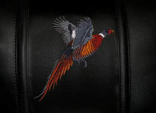 Load image into Gallery viewer, Relax Home Theater Recliner with Pheasant Flushing Logo

