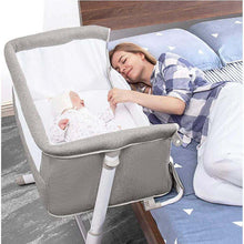 Carregar imagem no visualizador da galeria, SYCYH Baby Bassinet, Bedside Sleeper for Baby with Comfy Mattress, Adjustable Bedside Crib with 9 Height Positions, Easy to Assemble Bassinets for Baby
