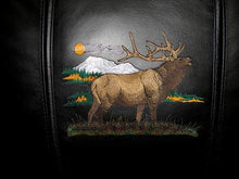 Load image into Gallery viewer, Silver Loveseat with Elk Bugling Logo
