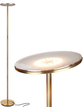 Cargar imagen en el visor de la galería, Sky Moon LED Torchiere Super Bright Floor Lamp - High Lumen Light for Living Rooms &amp; Offices - Dimmable
