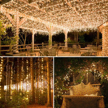 Load image into Gallery viewer, 2PK Solar String Lights Outdoor Copper Wire, Waterproof Solar Fairy Lights with 8 Lighting Modes
