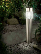 Cargar imagen en el visor de la galería, Hampton Modern Stainless Steel Solar Powered LED Bollard Pathway  Light -15 Pack
