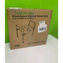 Load image into Gallery viewer, Raised Toilet Seat 300lb Heavy Duty Medical Raised Homecare Commode
