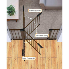 Load image into Gallery viewer, Mom&#39;s Choice Awards Winner-Cumbor 29.7-46&quot; Auto Close Baby Gate for Stairs
