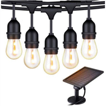 Load image into Gallery viewer, 27F Solar Powered String Lights Waterproof LED Hanging Edison Bulb Lights with 12 Bulbs
