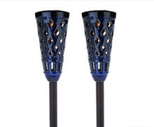 Load image into Gallery viewer, Energizer LED Ceramic Solar Tiki Torch Lights Dancing Lights Outdoor Waterproof 2 Pack
