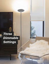 Cargar imagen en el visor de la galería, Sky Moon LED Torchiere Super Bright Floor Lamp - High Lumen Light for Living Rooms &amp; Offices - Dimmable
