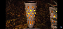 Load image into Gallery viewer, 2 Pack Energizer LED Ceramic Solar Tiki Torch Lights Flickering  Lights Color:WHITE
