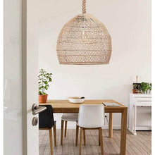 Load image into Gallery viewer, WalmHomie Hand Woven Pendant Light Rattan Lamp Shade,Rope Lamp
