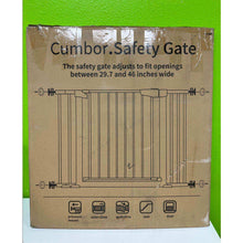 Load image into Gallery viewer, Mom&#39;s Choice Awards Winner-Cumbor 29.7-46&quot; Auto Close Baby Gate for Stairs
