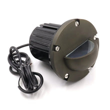 Carregar imagem no visualizador da galeria, In-Ground Pathway Light with Brass-PVC Housing and Domed Half Lid for MR16 Bulbs
