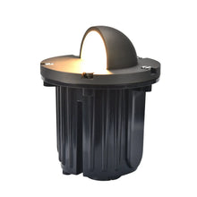 Carregar imagem no visualizador da galeria, In-Ground Pathway Light with Brass-PVC Housing and Domed Half Lid for MR16 Bulbs
