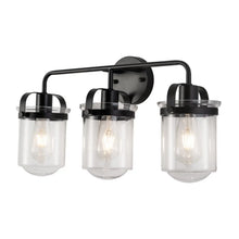 Carregar imagem no visualizador da galeria, Indoor Wall Lights in Modern Black Finish with Glass Shade and E26 Base
