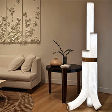 Cargar imagen en el visor de la galería, Kanon Alabaster Floor Lamp
