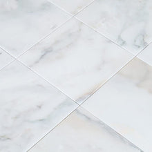 Load image into Gallery viewer, Giallo Calacatta White Marble Tile - Livfloors Collection
