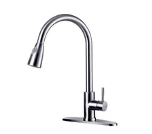 Load image into Gallery viewer, Brushed Nickel Pull Out Spray Pull out  Kitchen Sink Tap Single Lever Mixer Faucet
