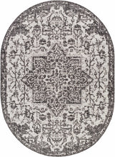 Cargar imagen en el visor de la galería, Charcoal Kilmacolm Indoor &amp; Outdoor Rug - Clearance

