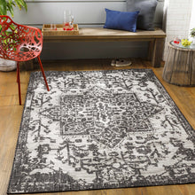 Cargar imagen en el visor de la galería, Charcoal Kilmacolm Indoor &amp; Outdoor Rug - Clearance
