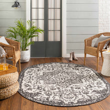 Cargar imagen en el visor de la galería, Charcoal Kilmacolm Indoor &amp; Outdoor Rug - Clearance

