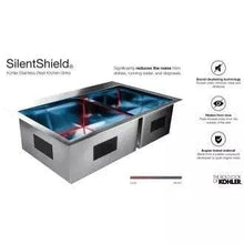 Load image into Gallery viewer, Kohler Stages 33&quot; Single Basin Under-Mount 16-Gauge Stainless Steel Sink Model:K-3760-NA
