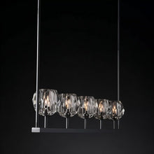 Carregar imagem no visualizador da galeria, Kurst 5 Linear Glass Chandelier
