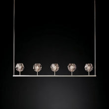 Carregar imagem no visualizador da galeria, Kurst 5 Linear Glass Chandelier
