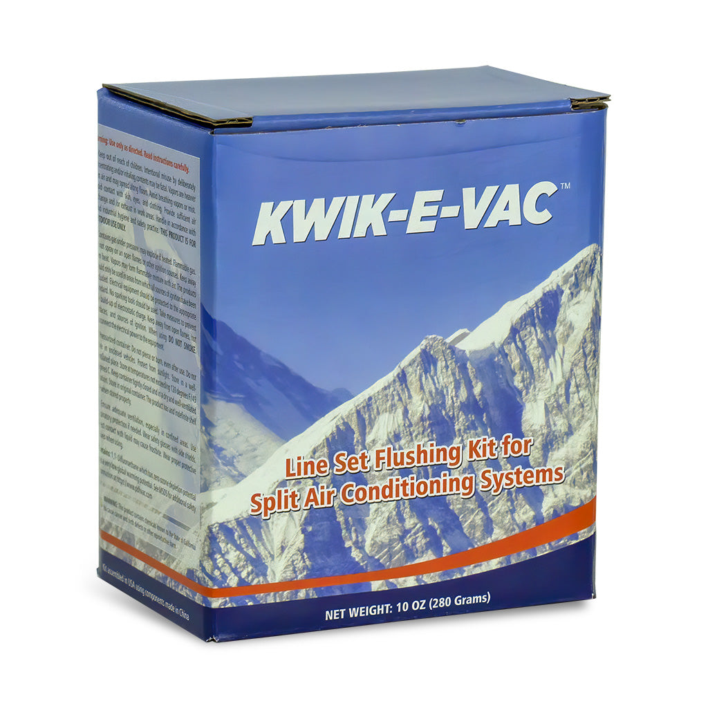 KWIK-E-VAC Line Set Flushing Kit Installation Simplifier for Mini Spli