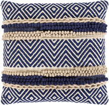 Load image into Gallery viewer, Labrador Navy Diamond Chevron Throw Pillow
