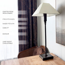 Load image into Gallery viewer, 36 Inch Ivory Adjustable Table Lamp
